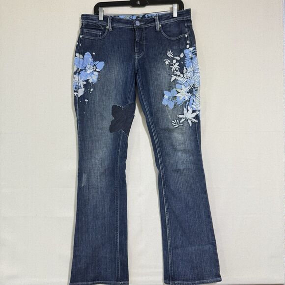 Pepe Jeans Women Blue Size 30 Low Waist Flare Denim (32x34) *Read Details - Picture 1 of 14